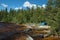 Kayaking in Polar Karelia,Russia,camping