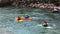 Kayaking in the Soca river