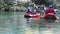 Kayaking in the Soca river