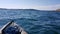 Kayaking in to plymouth sound . devon uk