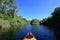 Kayaking Turner River in Big Cypress National Preserve, Florida.