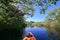 Kayaking Turner River in Big Cypress National Preserve, Florida.