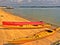 Kayaks on beach