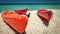 Kayaks, Beach at Cayo Coco, Cuba