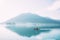 Kayaks in the lake. Tourists kayaking on the Bay of Kotor, near