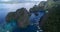 Kayangan Lake View Deck. Very Popular Place Among Tourist in Coron, Palawan, Philippines. Landscape in Background V