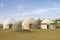 Kazakh yurt in the Kyzylkum desert