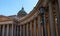 Kazan Cathedral -Cathedral of the Kazan Icon of the Mother of God-. Saint Petersburg, Russia. Grand Colonnade and