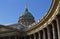 The Kazan cathedral in Saint-Petersburg