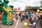 KAZAN - JULY 22, 2018: balloon sculpture festival