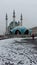 Kazan mosque and the first snow