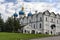 Kazan, Russia - August 9, 2018: The beautiful white-stone Annunciation Cathedral of the Kazan Kremlin is the first Orthodox church
