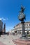 Kazan street view clock tower at Bauman street