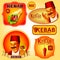 Kebab stickers
