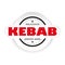 Kebab vintage stamp sign