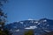 Kebnekaise mountain range in Nikkaluokta swedish lapland