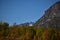 Kebnekaise mountain range in Nikkaluokta swedish lapland