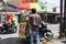 Kediri, East Java, Indonesia - March 27th, 2021: Duku seller on the street. Duku also call lanzones, Lansium parasiticum or longko