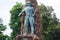 Kediri-Syu PETA monument in Kediri. The statue holding sword and keris Javanese weapon