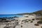 Kedrodasos beach private paradise blue lagoon free camping area rocky coast with crystal waters and corals covid-19 season prints