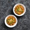 Keema curry in bowls