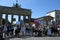 `Keep abortion legal` demonstration at Berlin`s Brandenburger Tor