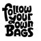 Keep bag Lettering