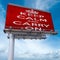 Keep calm and carry on billboard