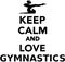 Keep calm and love gymnastics