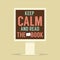 Keep Calm And Read The Book Stand Poster