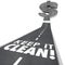 Keep It Clean 3d Words Road Street Cleaning Environment Safe Travel