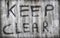 Keep Clear Sign