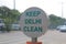Keep Delhi Clean signage New Delhi India