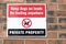 Keep Dogs On Leads No Fouling Private Property Sign