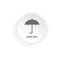 Keep dry delivery label icon. Umbrella. Package symbol. Vector on isolated white background. EPS 10