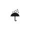 Keep dry symbol on white background