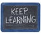 Keep learning on blackboard