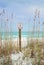 Keep Off Dunes Sign on Beautiful Florida Beach