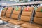 keep spaced between each chairs make separate for social distancing in public