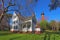 Keepers quarters and the Currituck Beach Lighthouse near Corolla, North Carolina