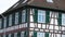 Kehl, Germany - March 19, 2023: Old beautiful half-timbered houses