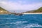 Kekova, Antalya, Turkey - August 26, 2014: : Seascape of Kekova which is an ancient Lycian region in Antalya.