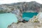 Kelimutu - Close up on turquoise colored volcanic lake