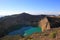 Kelimutu lake Indonesia mountain landscape