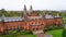 Kelvingrove Art Gallery and Museum in Glasgow - aerial view - GLASGOW, UK - OCTOBER 4, 2022