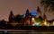 Kelvingrove Museum and Gallery illuminated at night