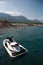 Kemer. Summer seascape with personal watercraft