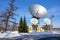 Kemerovo, receiving station of satellite TV