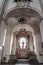 Kempten, Germany - Aug 3, 2020: Passage window shrine in St Lorenz Basilica