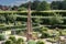 Kenil worth castle renovated Elizabethan gardens in lull bloom july
